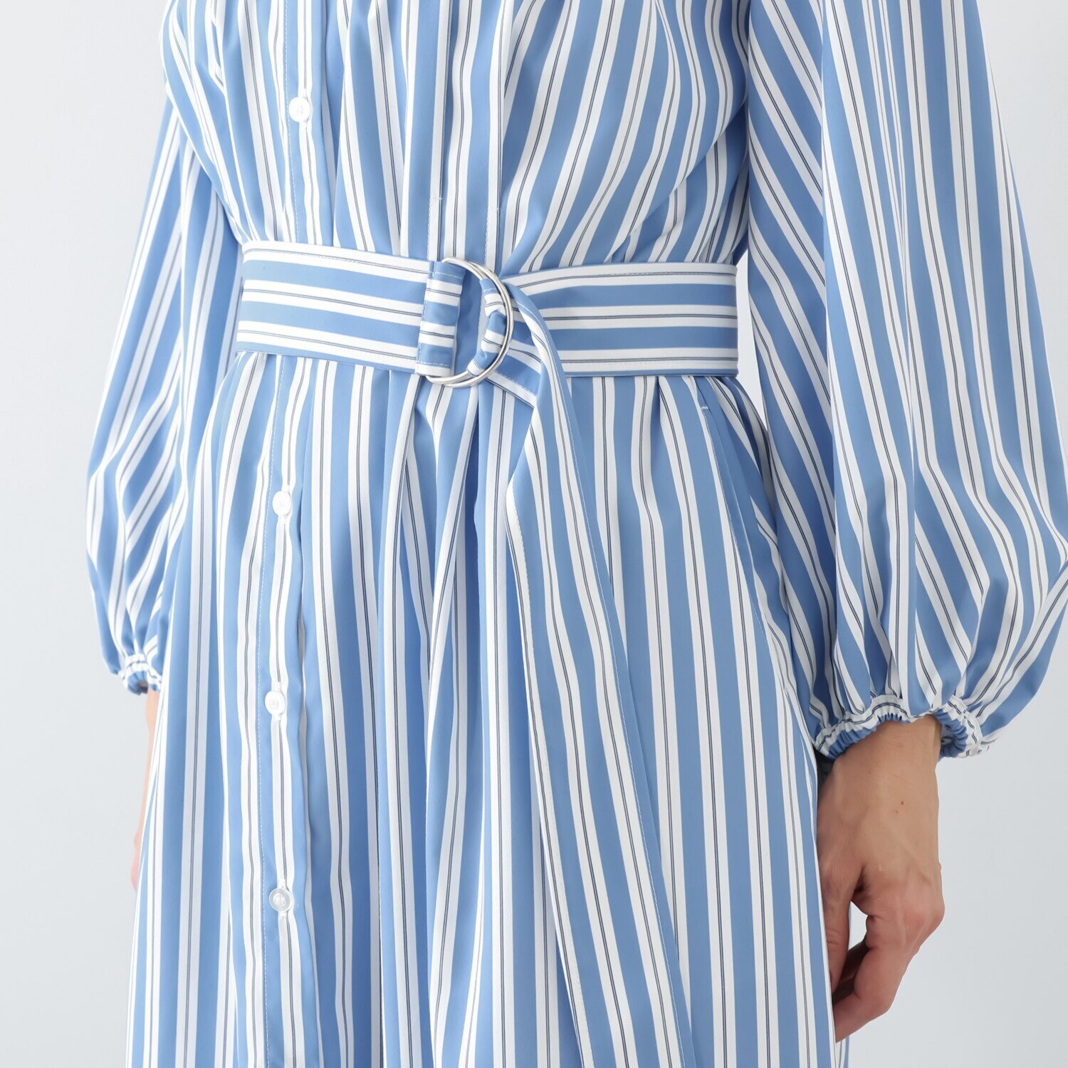 ボン・ブリコラージュ バイ　レイコ・ホウセンジ １枚でも、羽織っても。 オリジナルプリント シャツワンピース