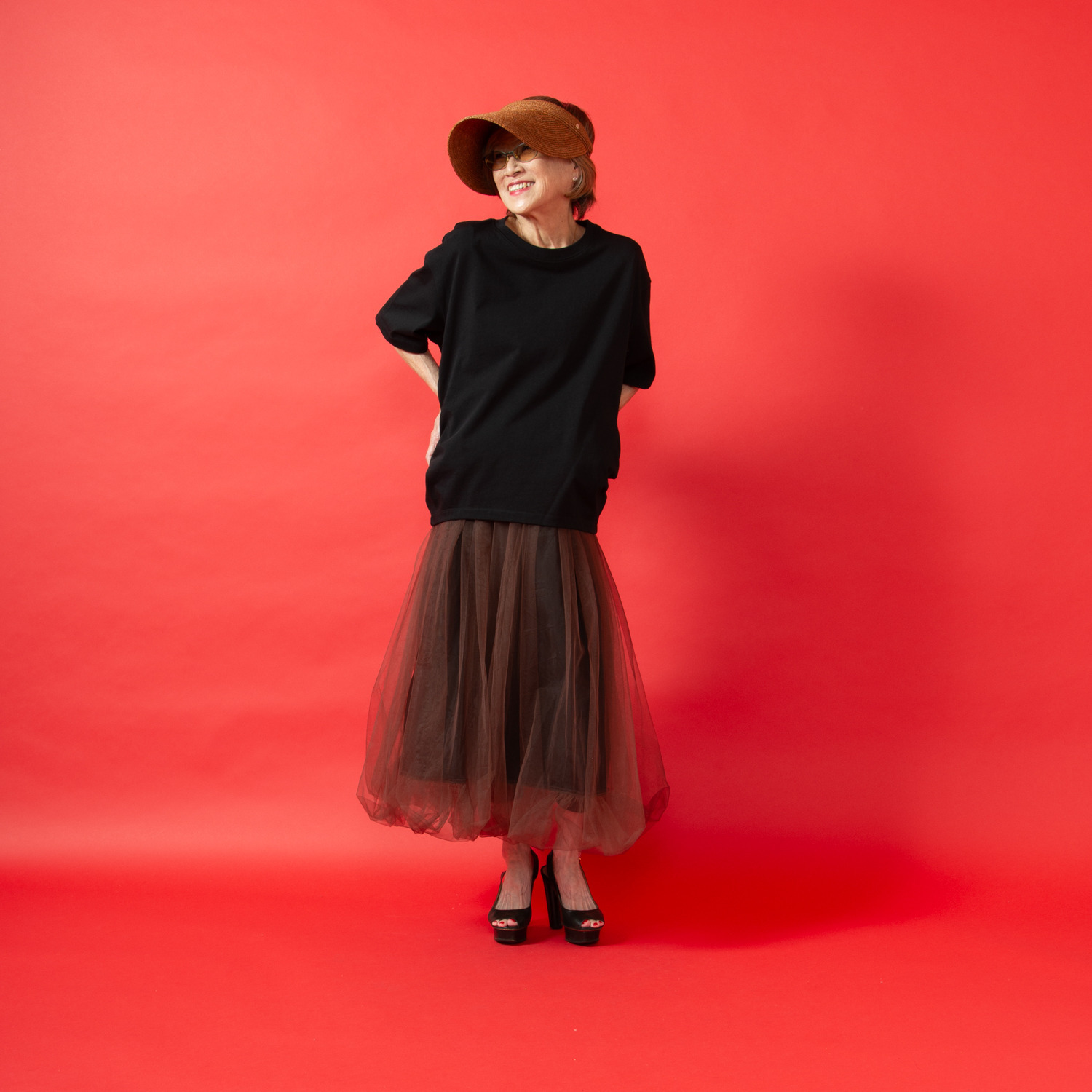 ミニマライズプラス 軽やかに、颯爽と チュール バルーンスカート