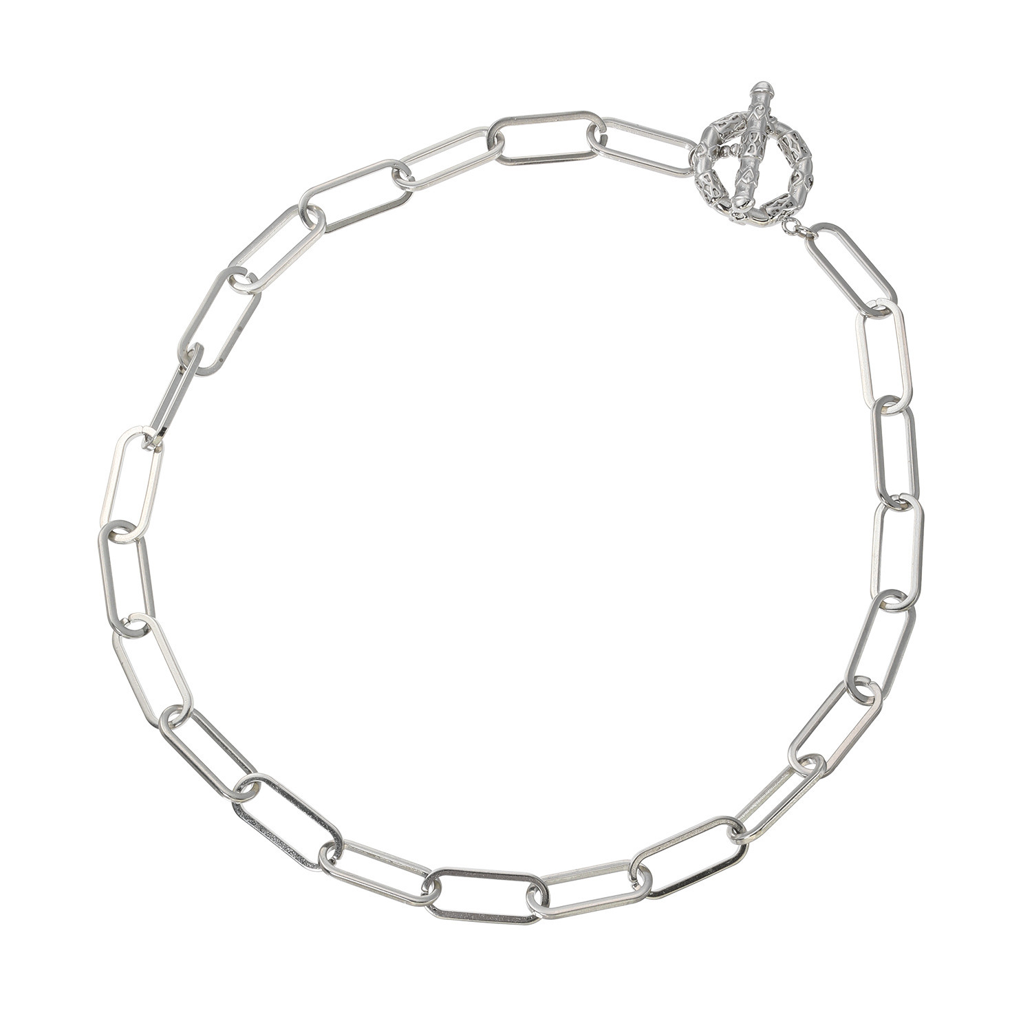 大粒淡水バロックパール＆ ステンレスチェーン ネックレス２本セット