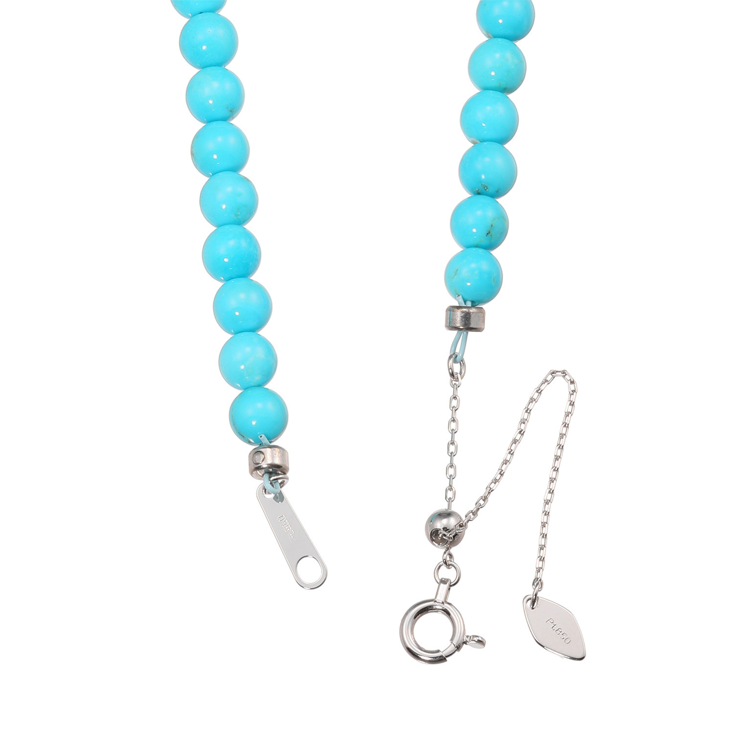 スリーピングビューティー プラチナ８５０ １００カラットＵＰ ターコイズ グラデーションネックレス