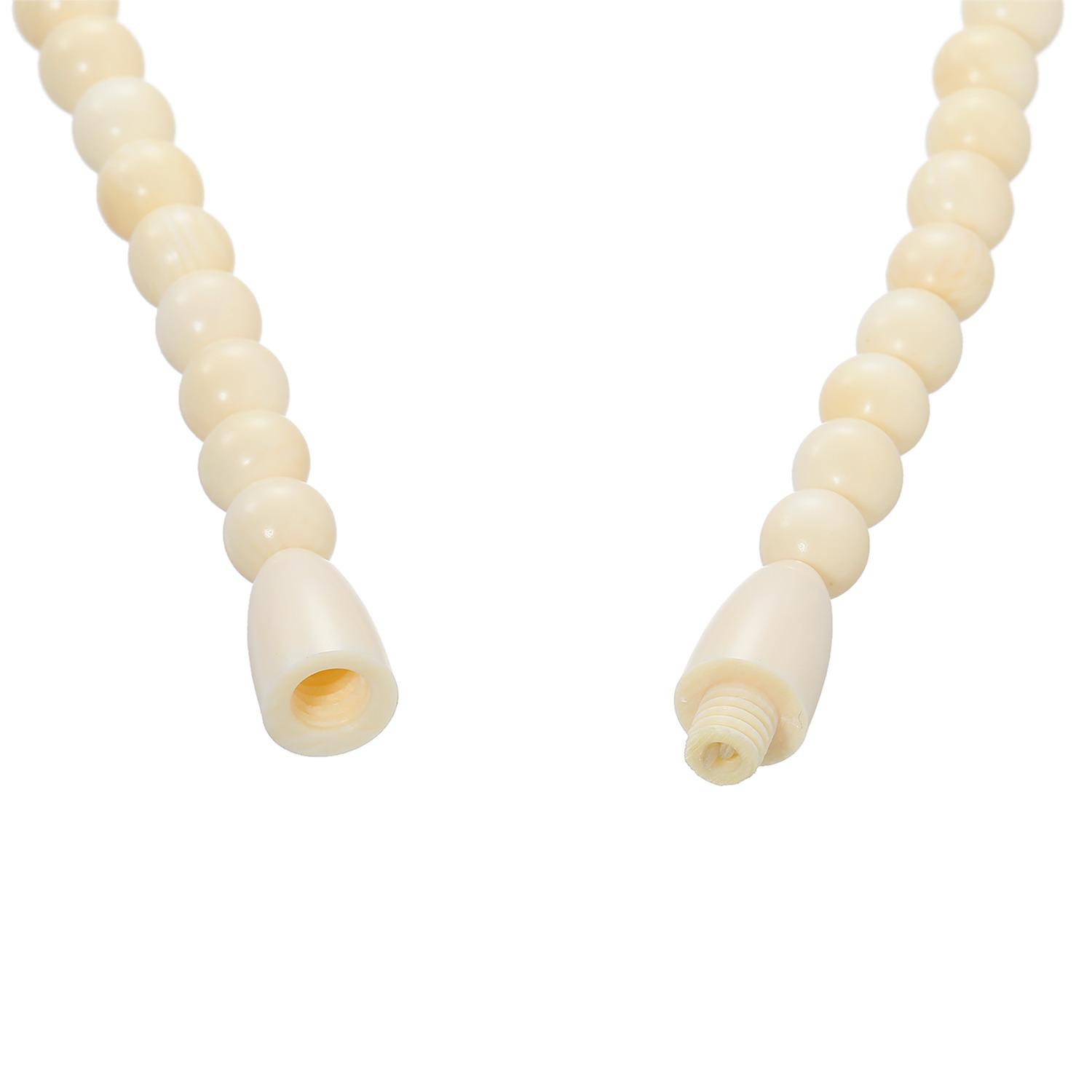 上方象牙 象牙 ブドウ蒔絵 ネックレス