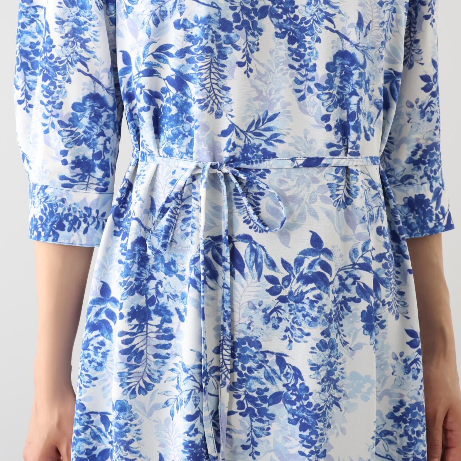 ブルーコレクション 一枚でパッと決まる！ プリントワンピース