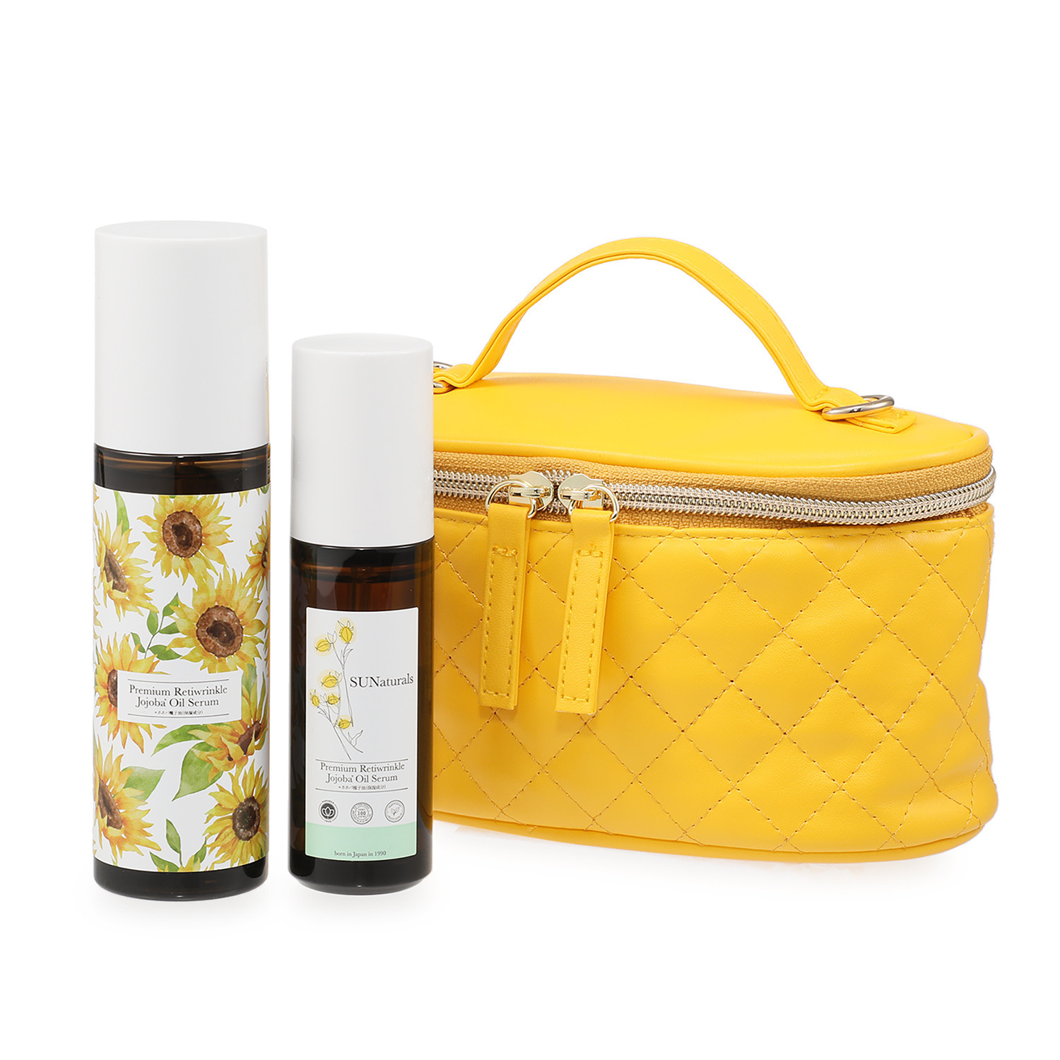 サンナチュラルズ プレミアム レチリンクルオイルセラム 増量ポーチ付セット
