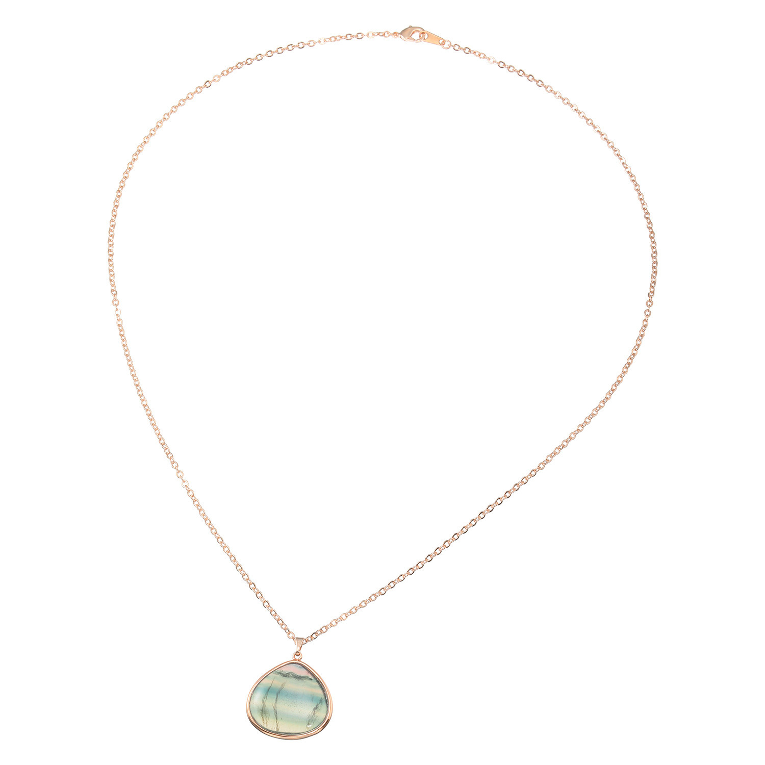 イーシア シルバー フローライト ペンダント