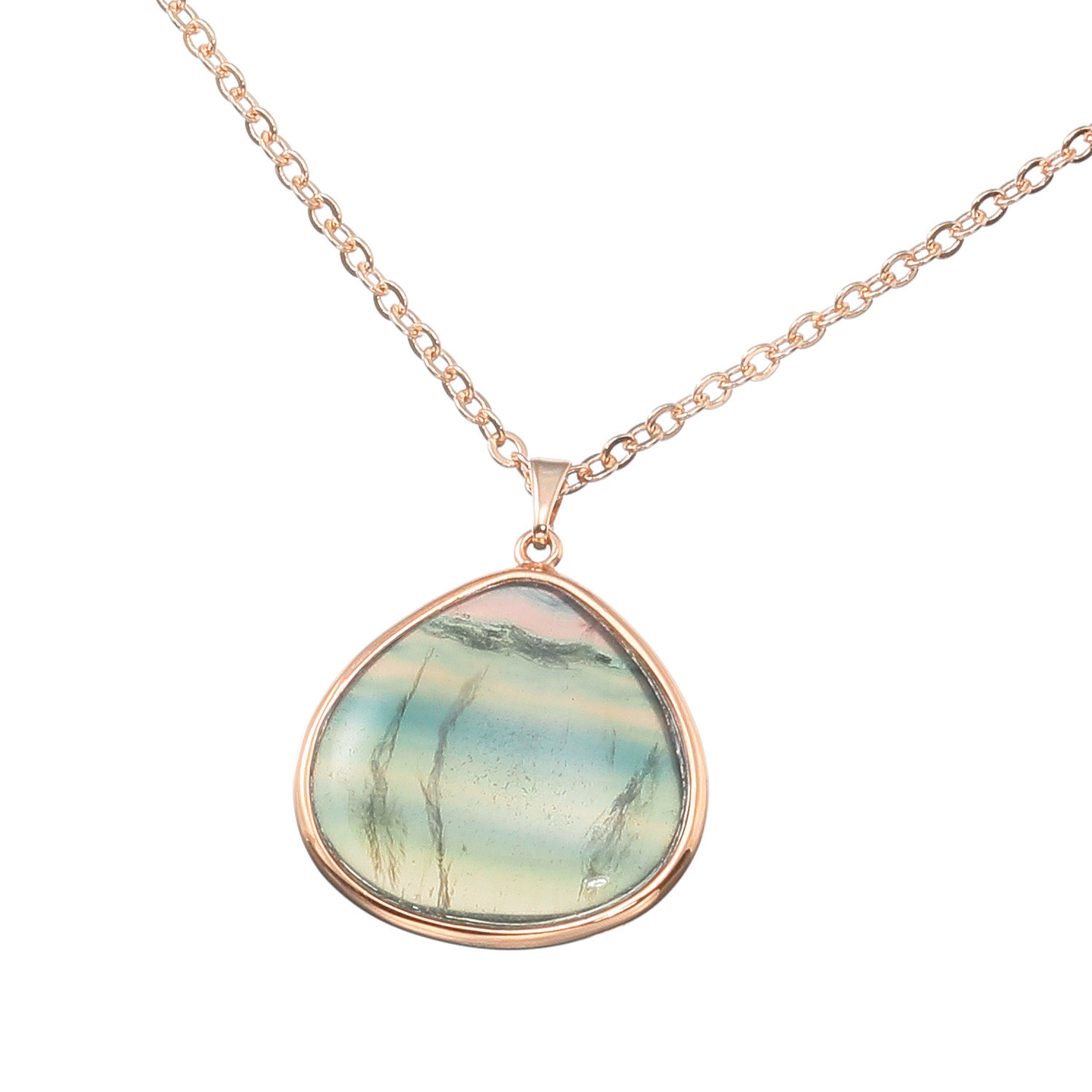 イーシア シルバー フローライト ペンダント