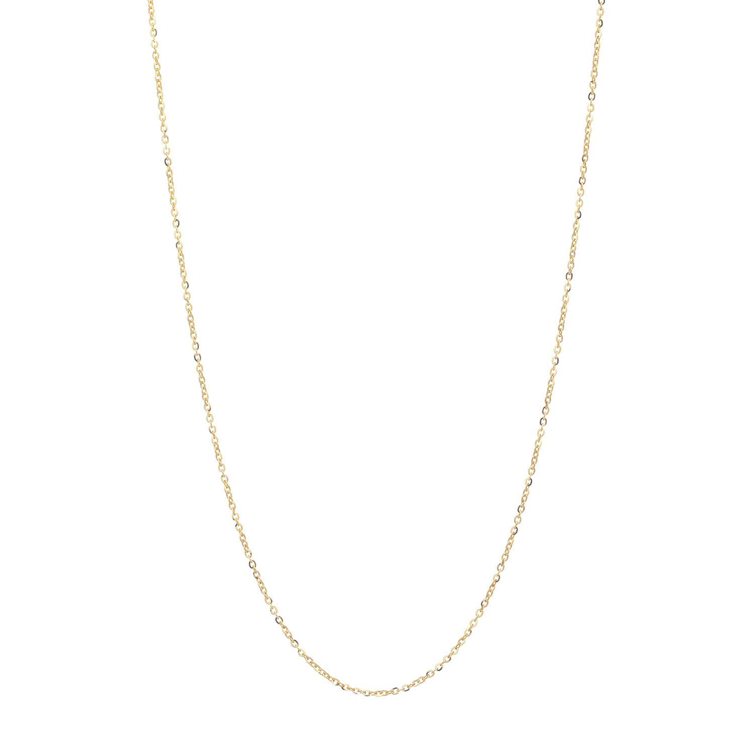 サープライズ １８Ｋ シャインカット ケーブルチェーン ネックレス