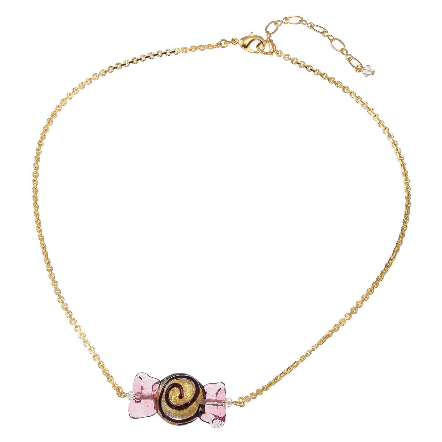 ラグーナ ベネチアンガラス キャンディデザイン ネックレス