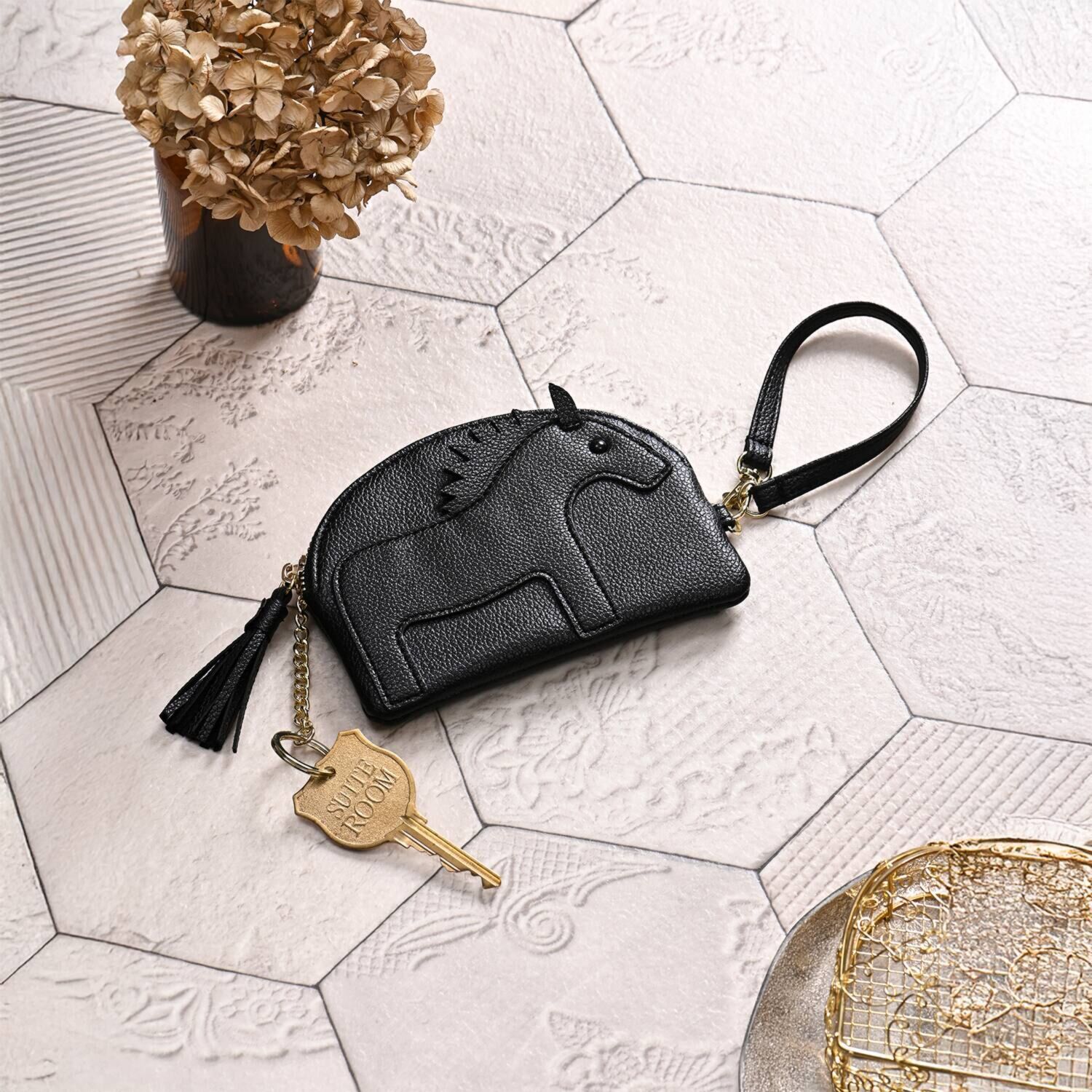 ビバリーヒルズ ポロクラブ ちょっとした買い物に バッグに取り付けもできる 馬柄がかわいい ホースパース