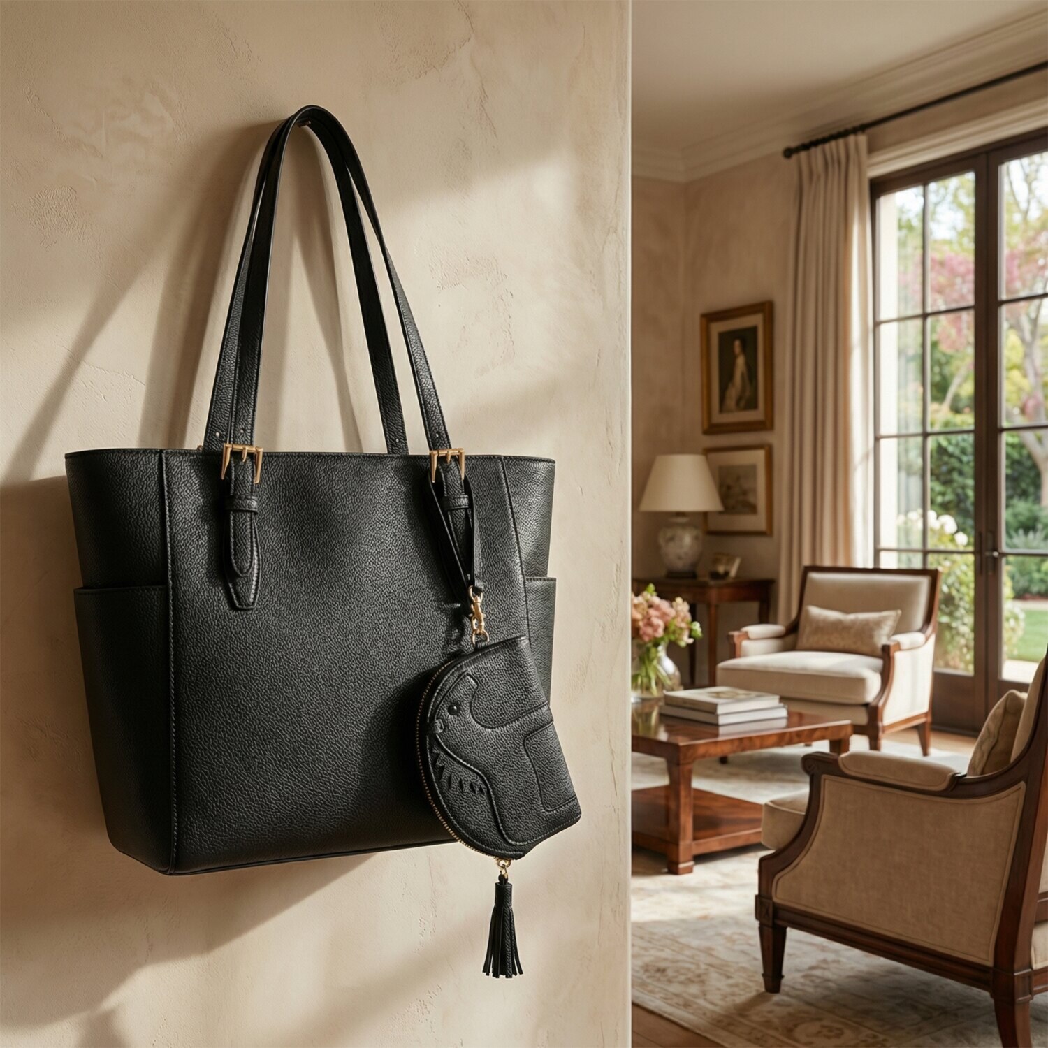 ビバリーヒルズ ポロクラブ ちょっとした買い物に バッグに取り付けもできる 馬柄がかわいい ホースパース