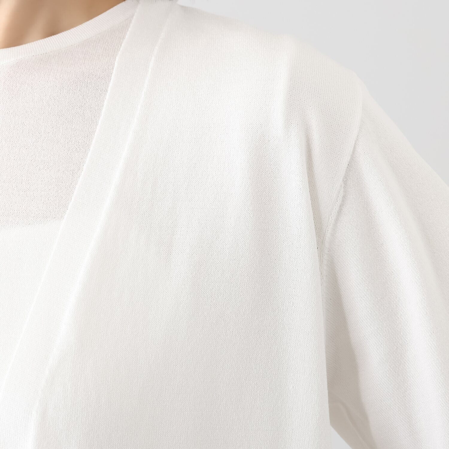 フーア シアーアクセント ニットカーディガン