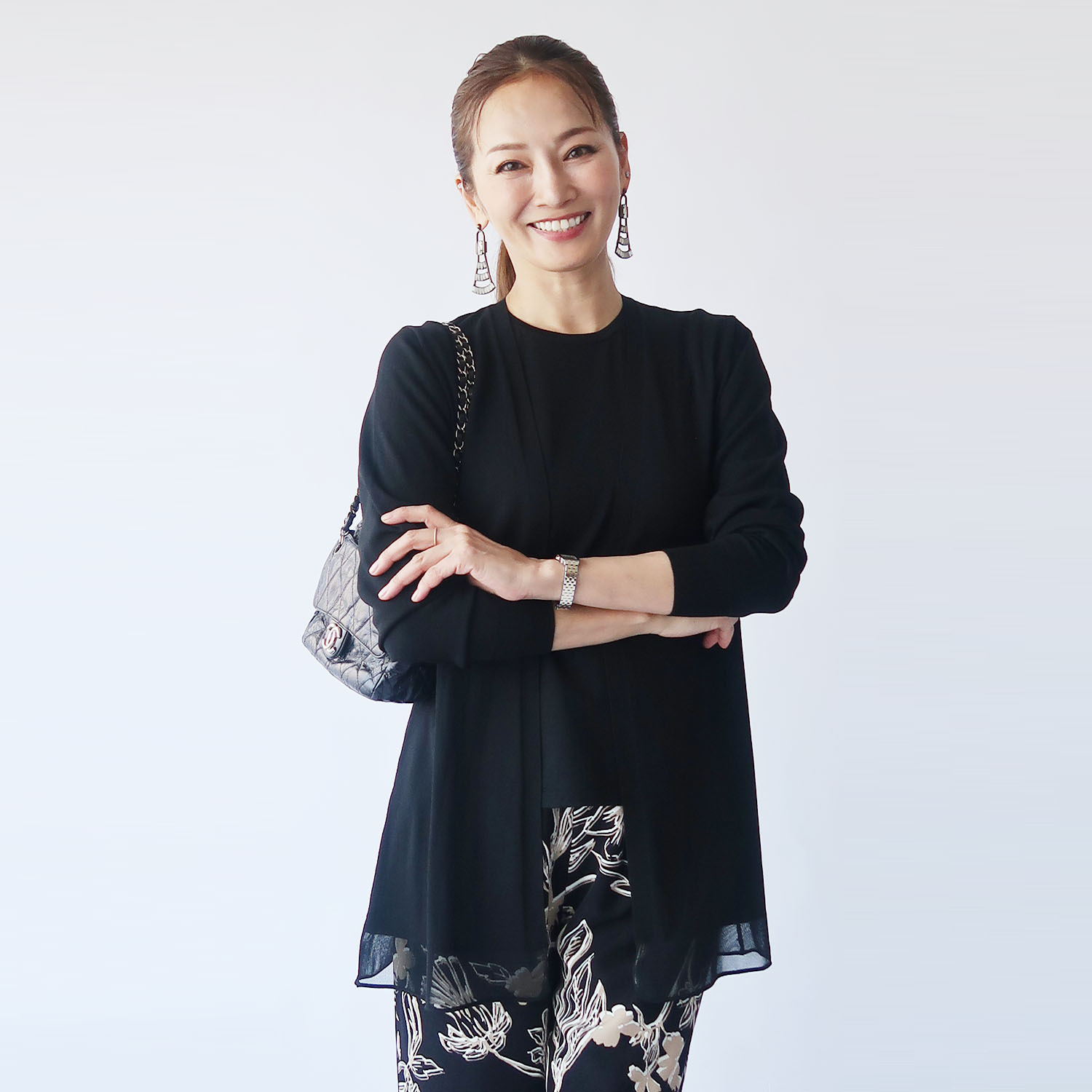 フーア シアーアクセント ニットカーディガン