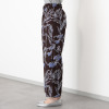 フーア ボタニカル柄 プリント イージーパンツ