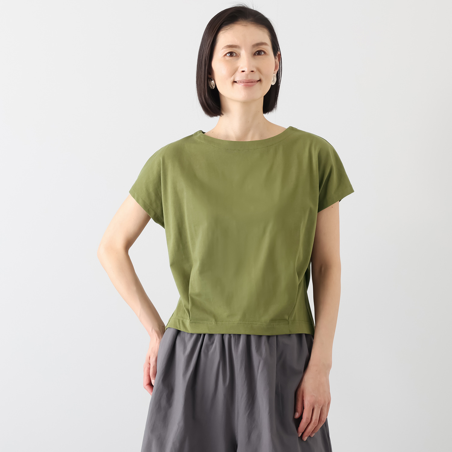 エバーグリーン エバーモア コクーンタックカットソー プルオーバー