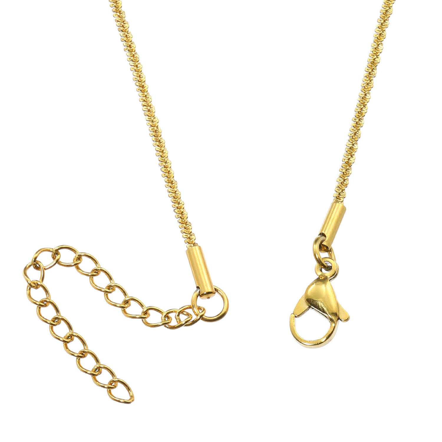 エービーステン ステンレス ビジュウ リングモティーフ ロングペンダント