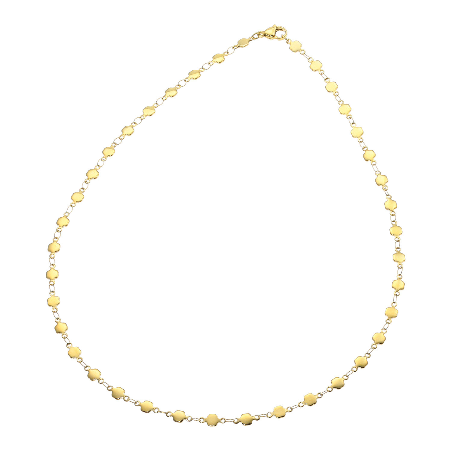 エービーステン ステンレス デザインチェーン ネックレス＆ ブレスレットセット