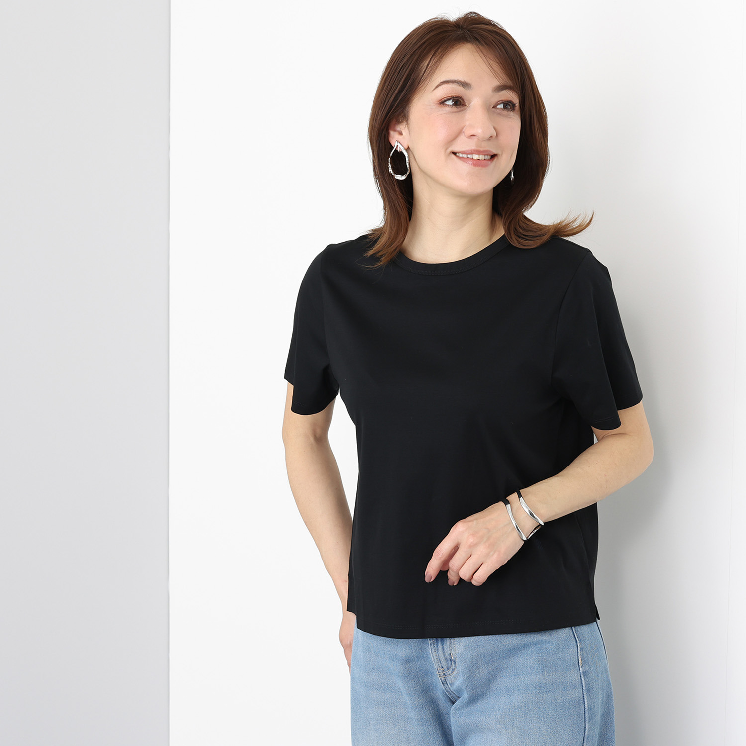 バイブリジット ギザコットン１００％ 刺しゅう入り Ｔシャツ