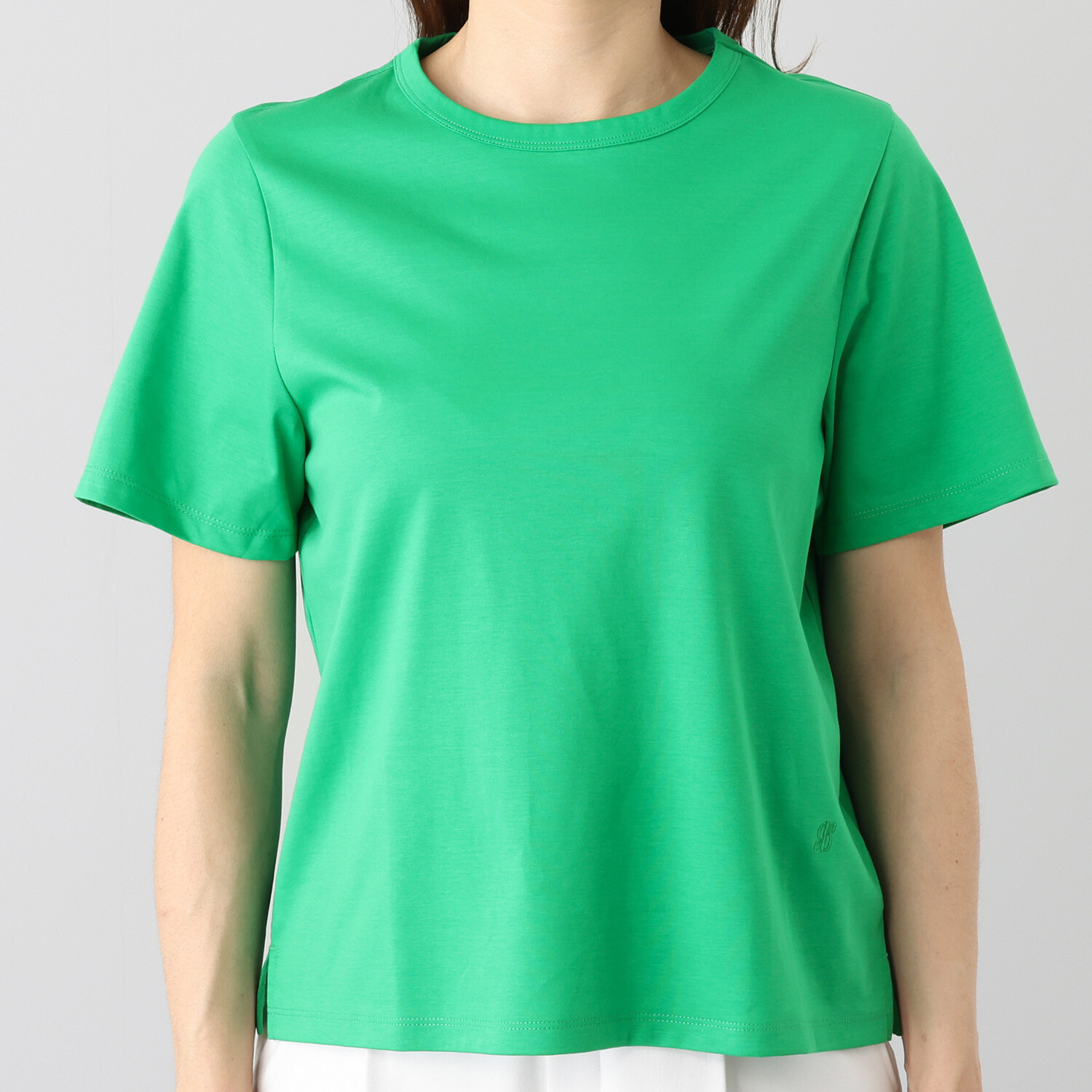 バイブリジット ギザコットン１００％ 刺しゅう入り Ｔシャツ