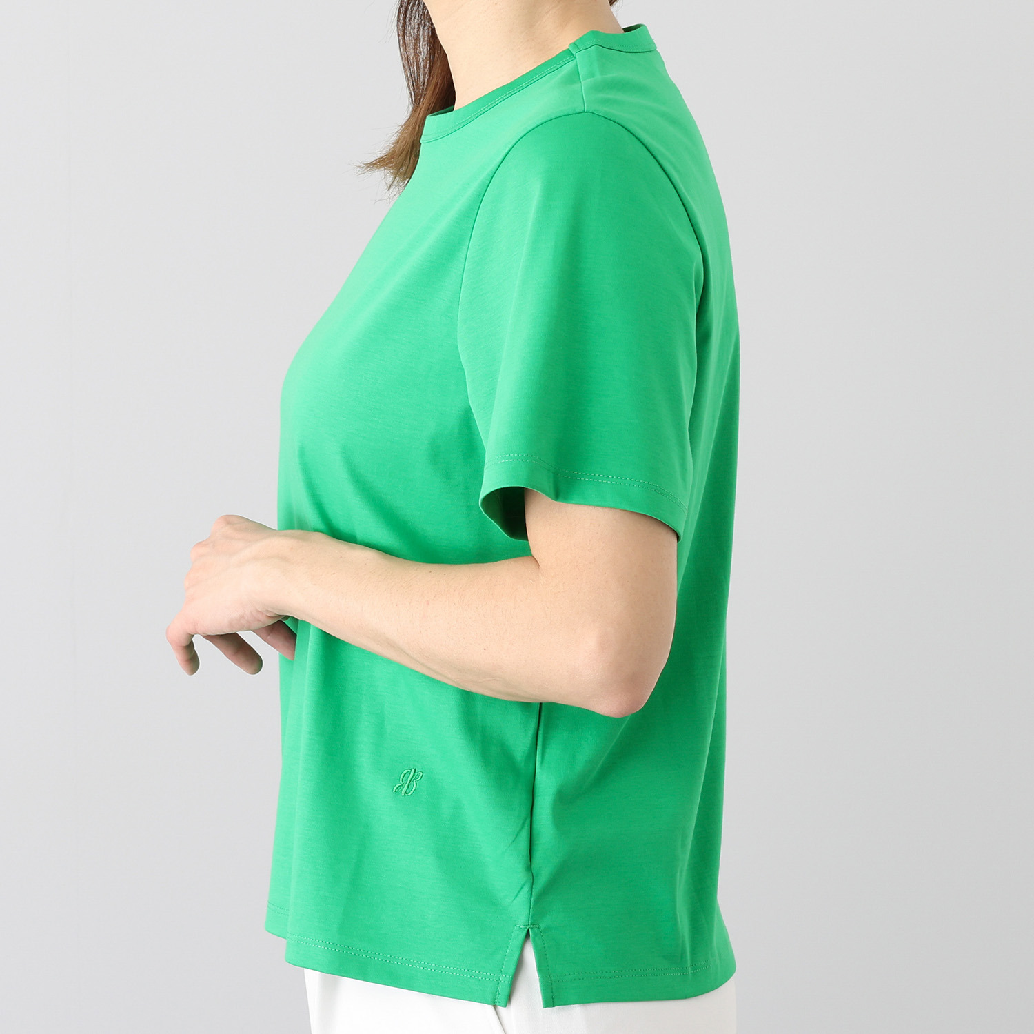 バイブリジット ギザコットン１００％ 刺しゅう入り Ｔシャツ