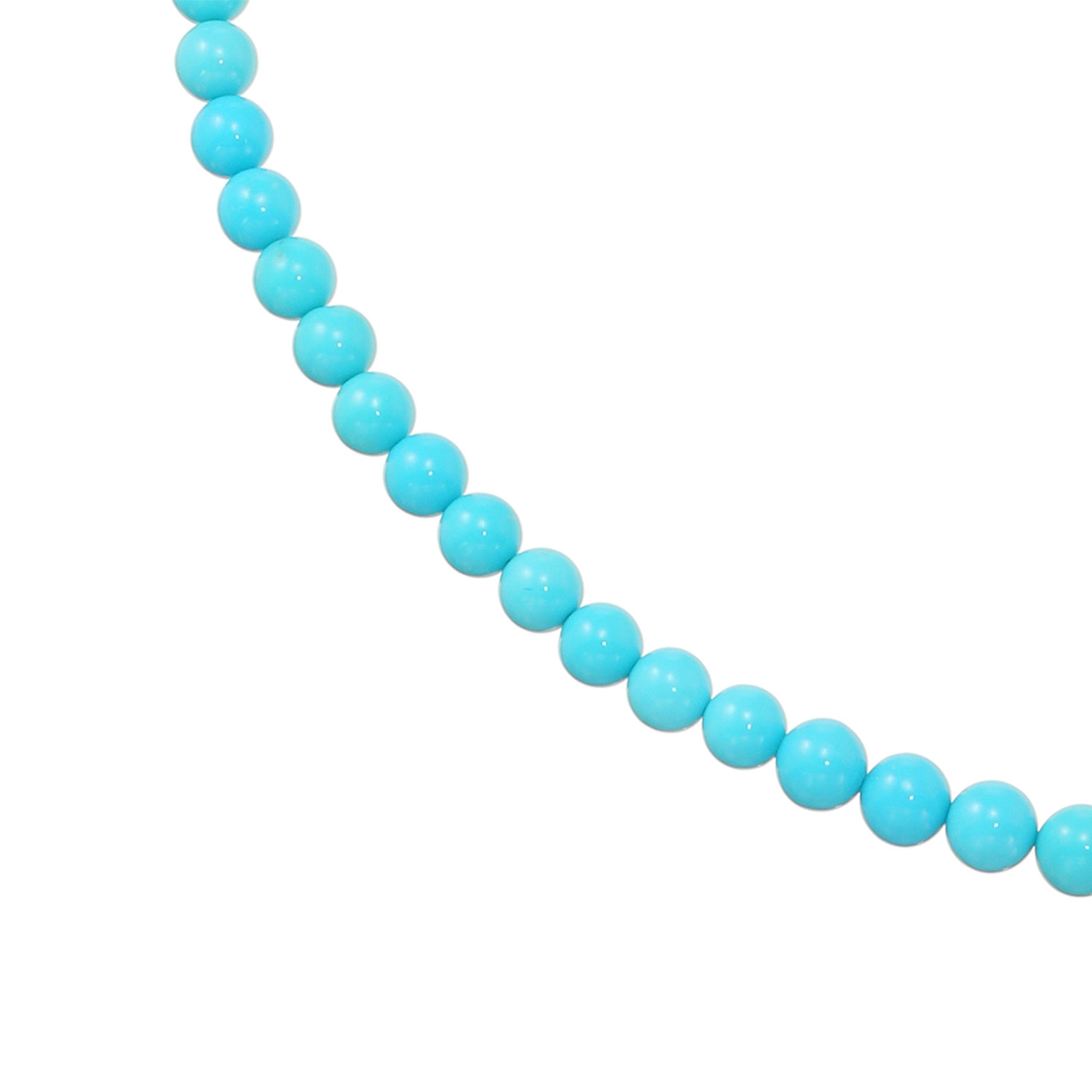 ミケランジェロ シルバー キングマン産ターコイズ ネックレス