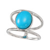 ミケランジェロ シルバー アリゾナ産ターコイズ リング
