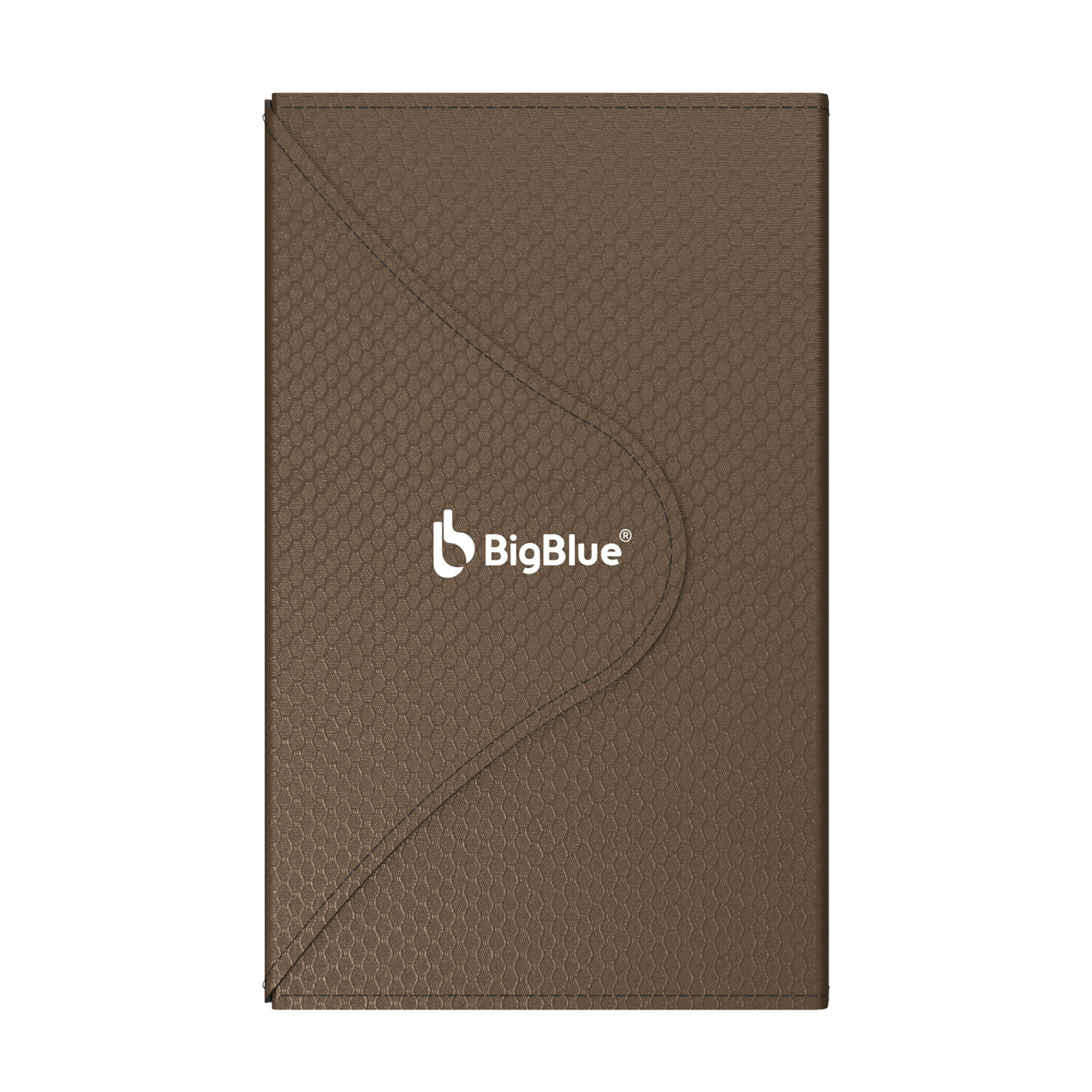 ビッグブルー 太陽光でスマートフォンや タブレットが充電できる！ 薄型・軽量・折りたためる ポータブル ソーラーチャージャー ２４Ｗ　Ｂ５０２