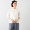 コイビトミサキ 立体シャーリング調 プルオーバーブラウス