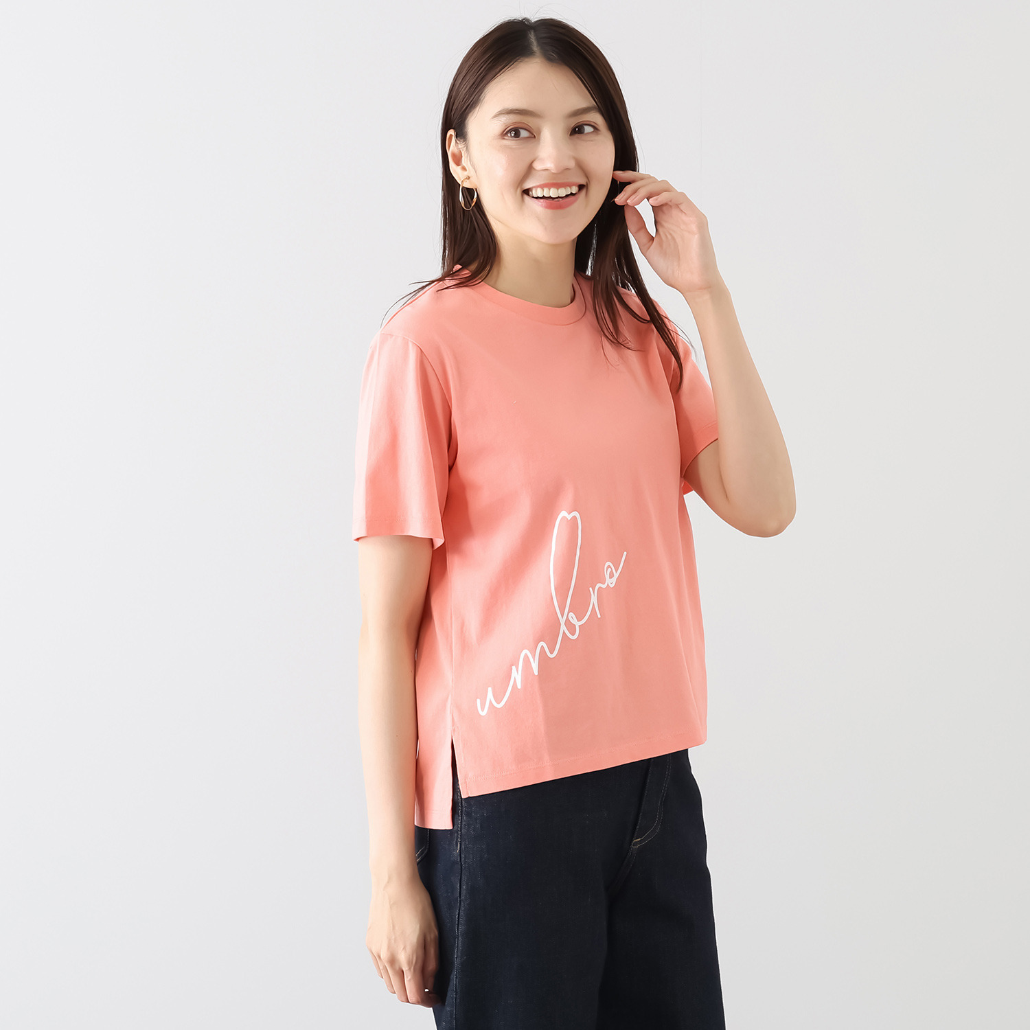 アンブロ コットン１００％ グラフィックプリント プルオーバー