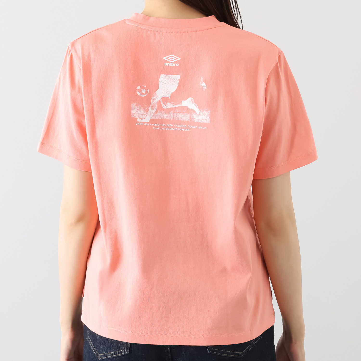 アンブロ コットン１００％ グラフィックプリント プルオーバー