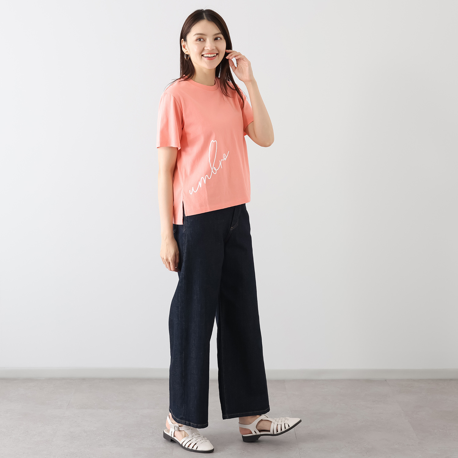 アンブロ コットン１００％ グラフィックプリント プルオーバー