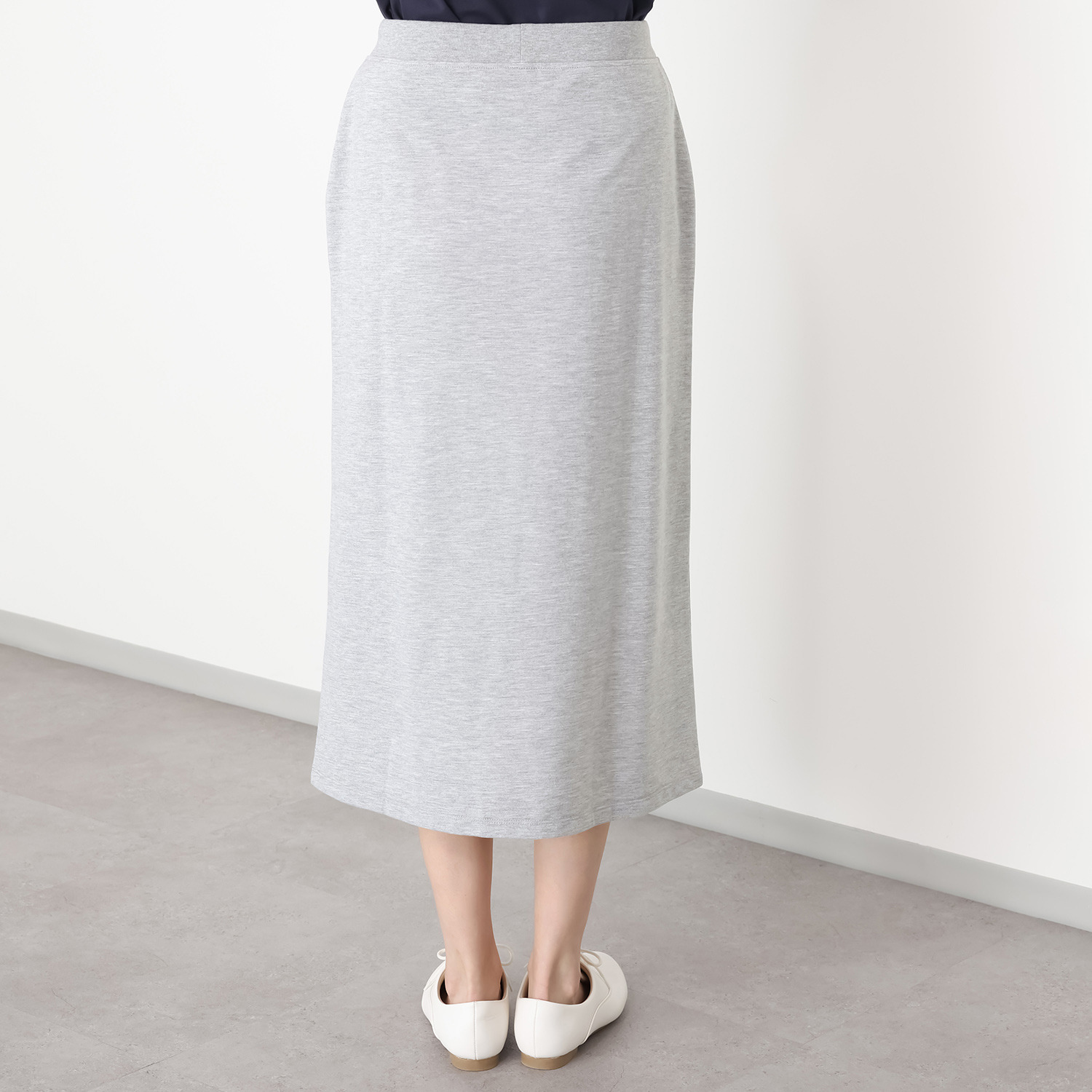 アンブロ コットンブレンド イージーウエスト ジャージースカート