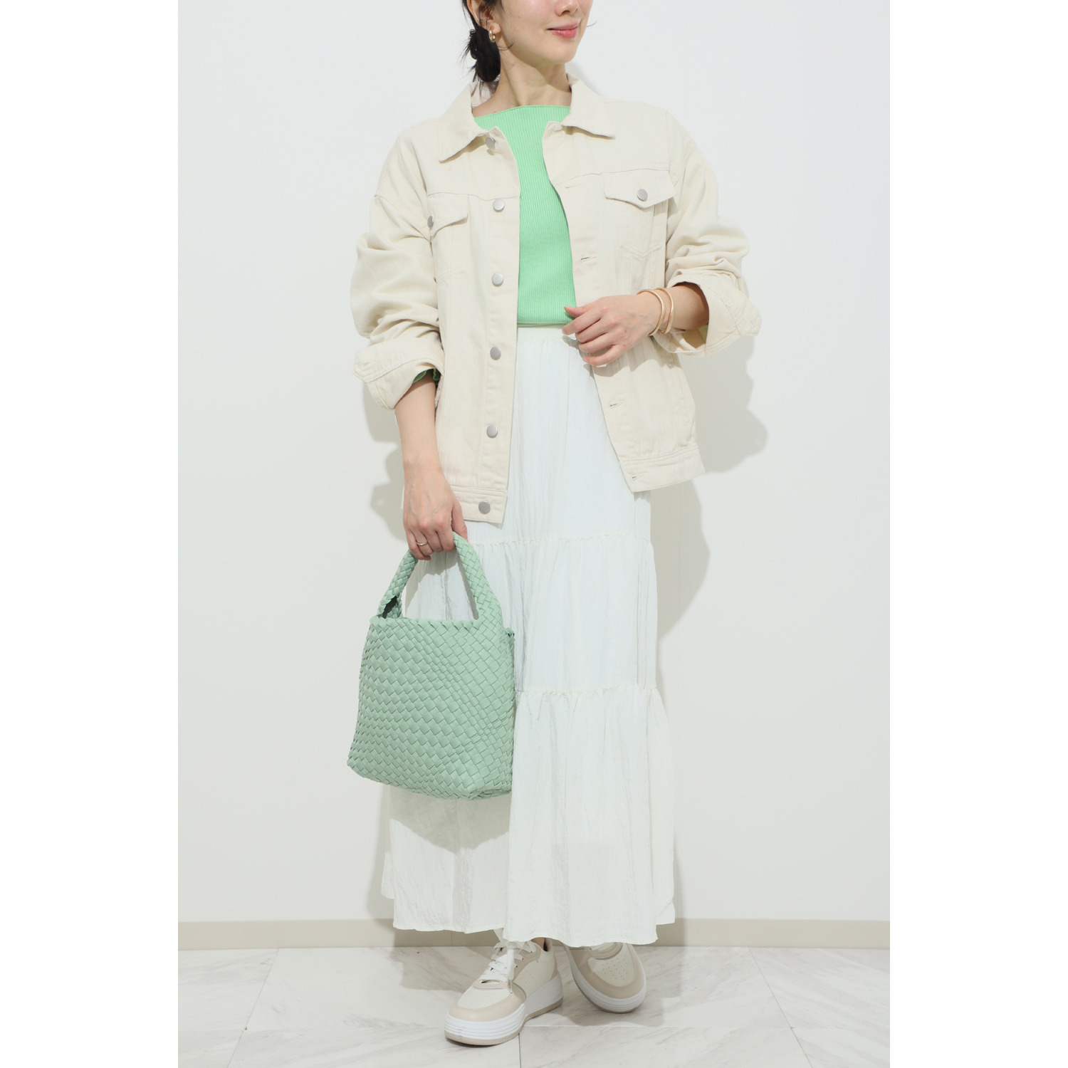 パドマ イントレチャート フラワーストラップ ３ウェイバッグ ＜巾着インナーポーチ付＞