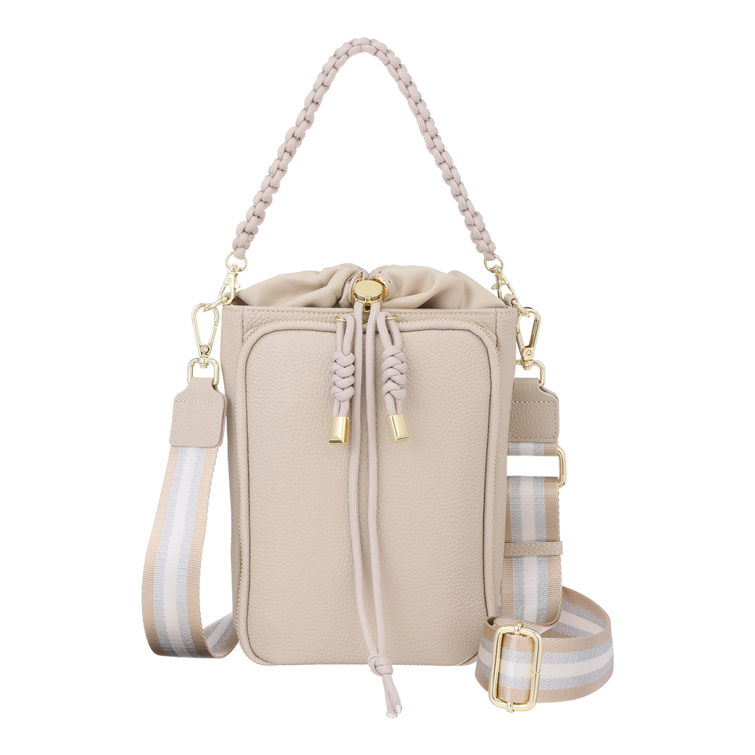 パドマ がばっと開いて コンパクトなのに大容量 牛革２ウェイバッグ