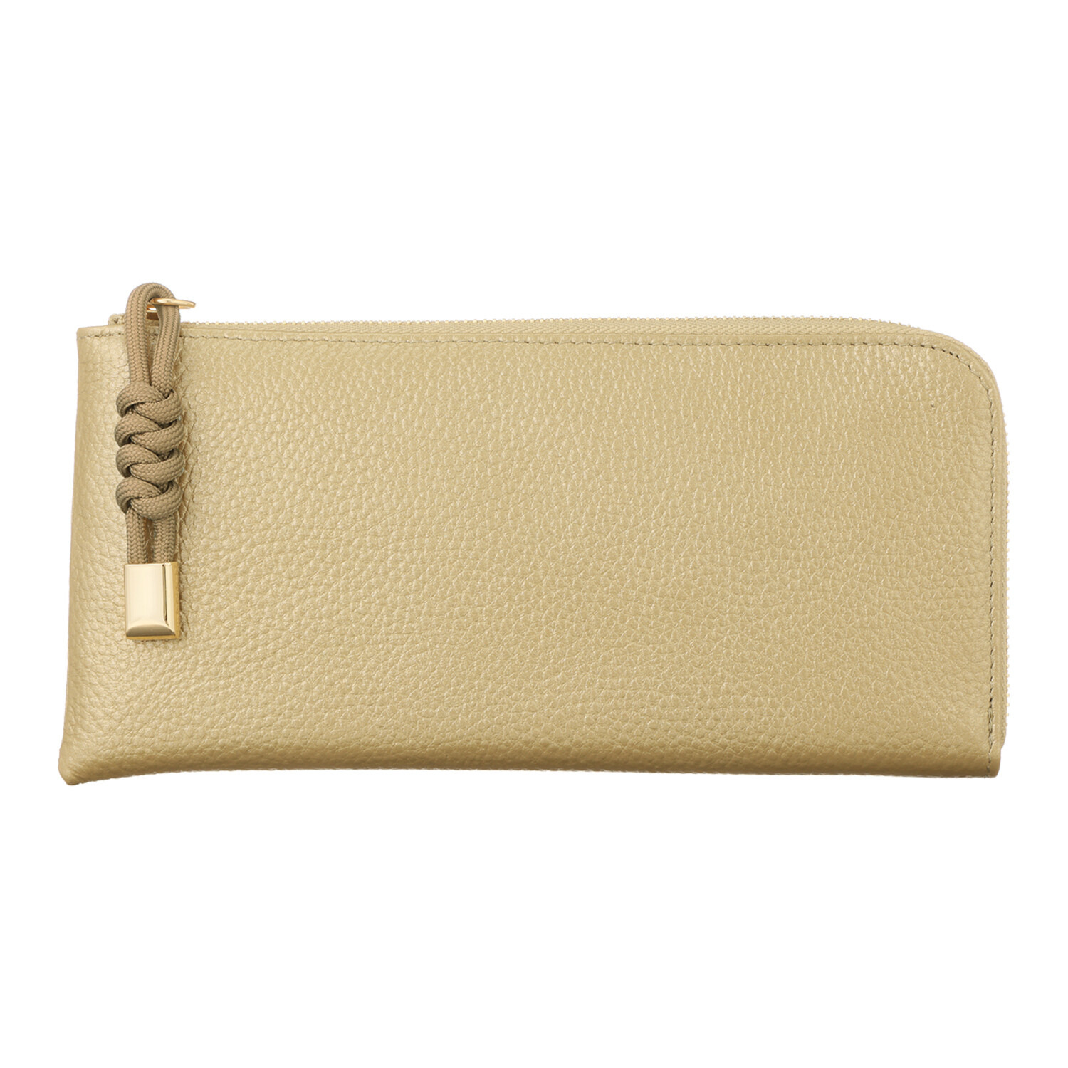 パドマ スリムなのに大容量 牛革 Ｌ字ファスナー長財布