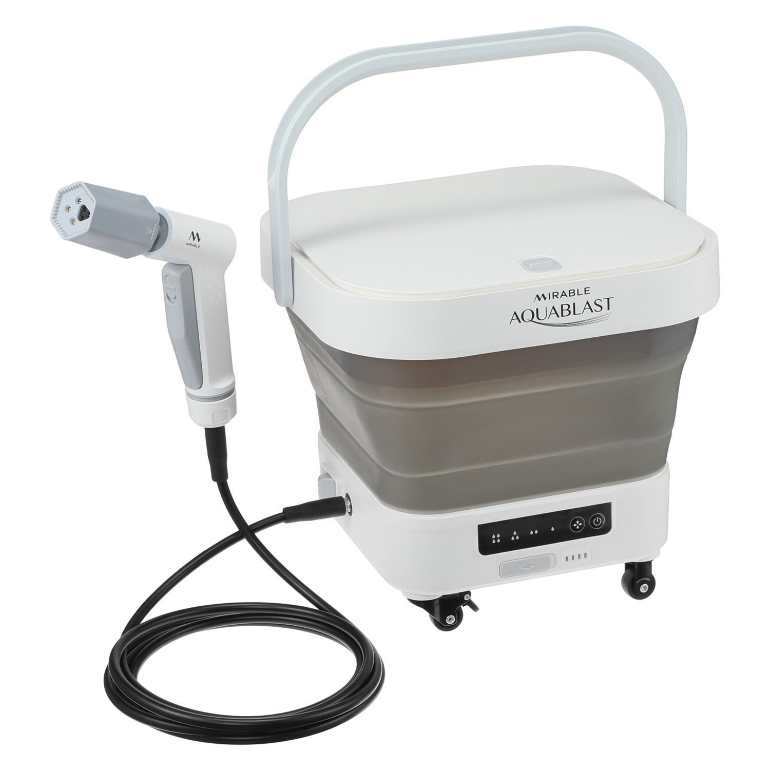 優しいミスト洗浄モードも 搭載！ コードレス高圧洗浄機 ミラブル アクアブラスト 特別セット