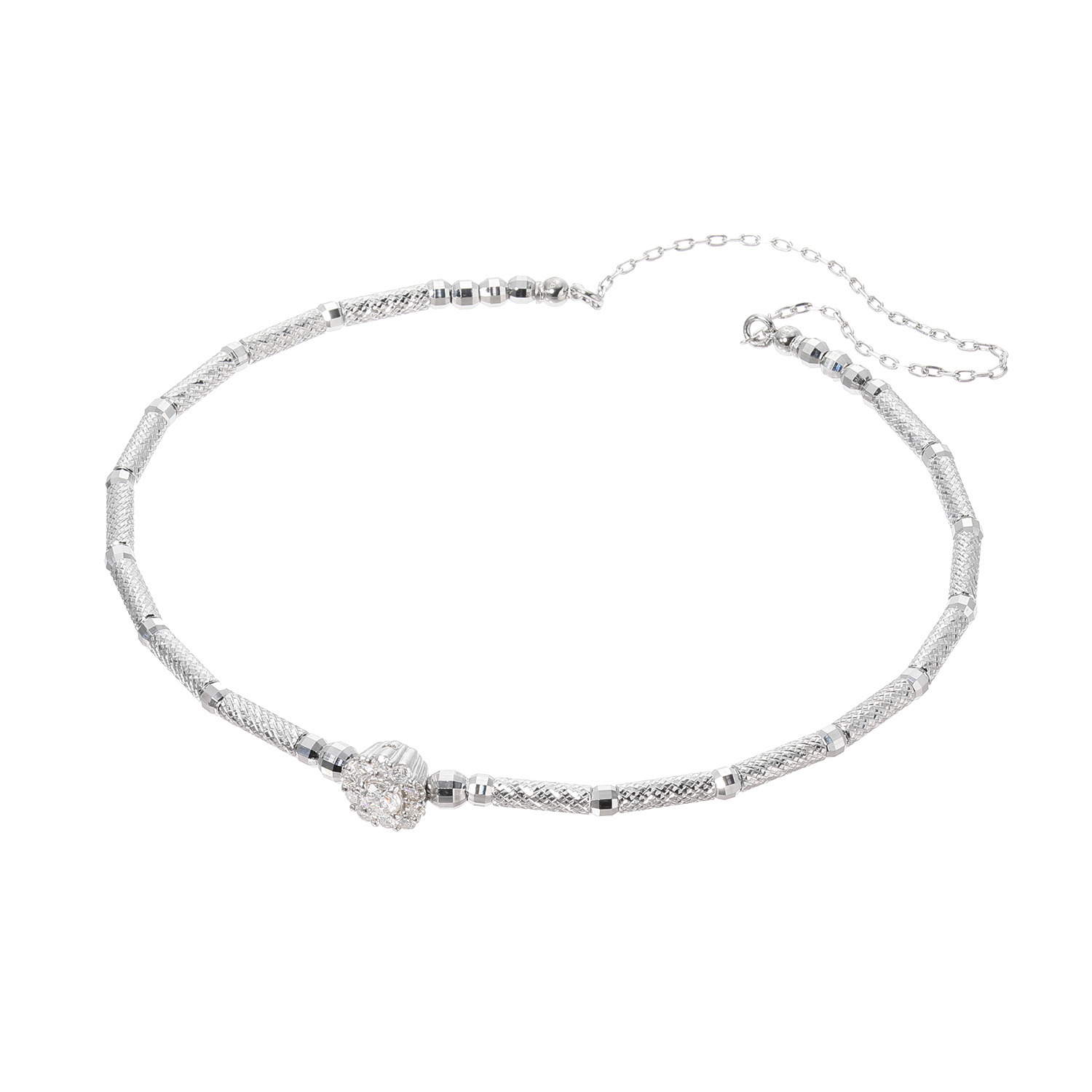 エムイー・ブリランテ プラチナ９５０ ダイヤモンド フレキシブルバングル