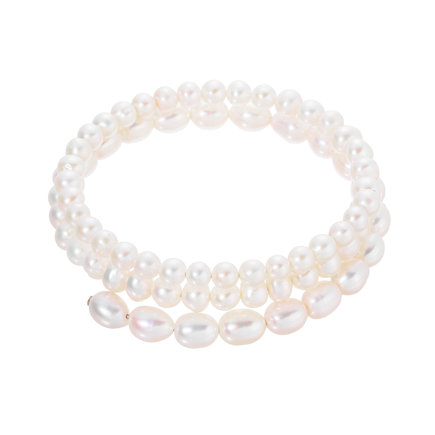 ペレフェリーク 淡水パール ボリューム バングル