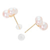 ジュペレ 国産ベビーアコヤパール ブルーミングフラワー イヤリング／ピアス