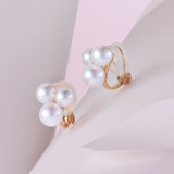 ジュペレ 国産ベビーアコヤパール ブルーミングフラワー イヤリング／ピアス