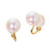 ジュペレ 国産アコヤパール 大玉９ｍｍＵＰ スタッド イヤリング／ピアス