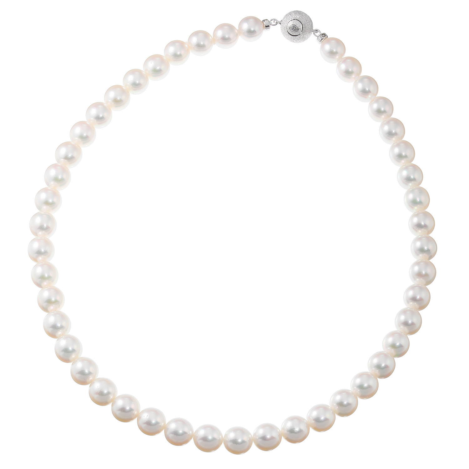 ジュペレ シルバー 国産アコヤパール 大玉８．５ｍｍＵＰ ネックレス