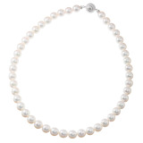 ジュペレ シルバー 国産アコヤパール 大玉８．５ｍｍＵＰ ネックレス