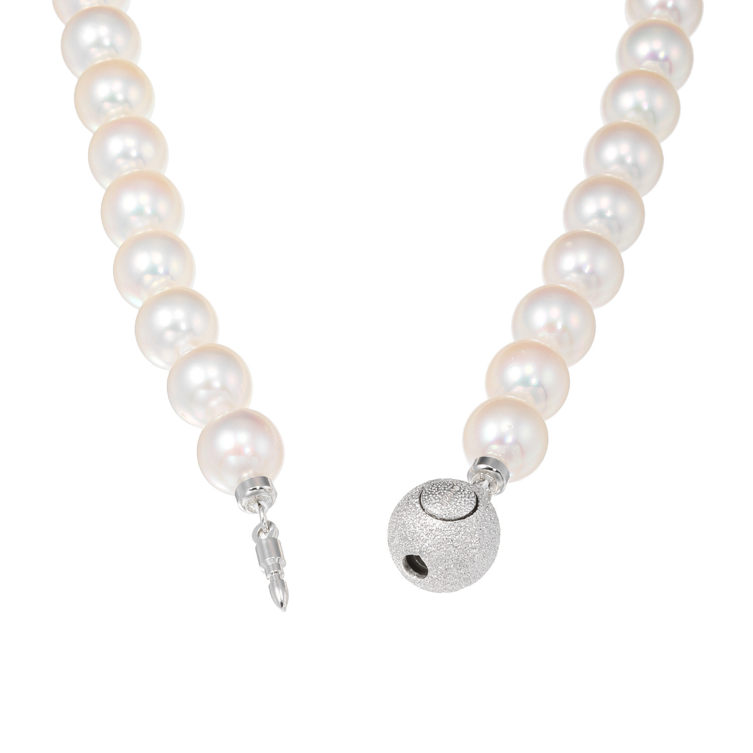 ジュペレ シルバー 国産アコヤパール 大玉８．５ｍｍＵＰ ネックレス