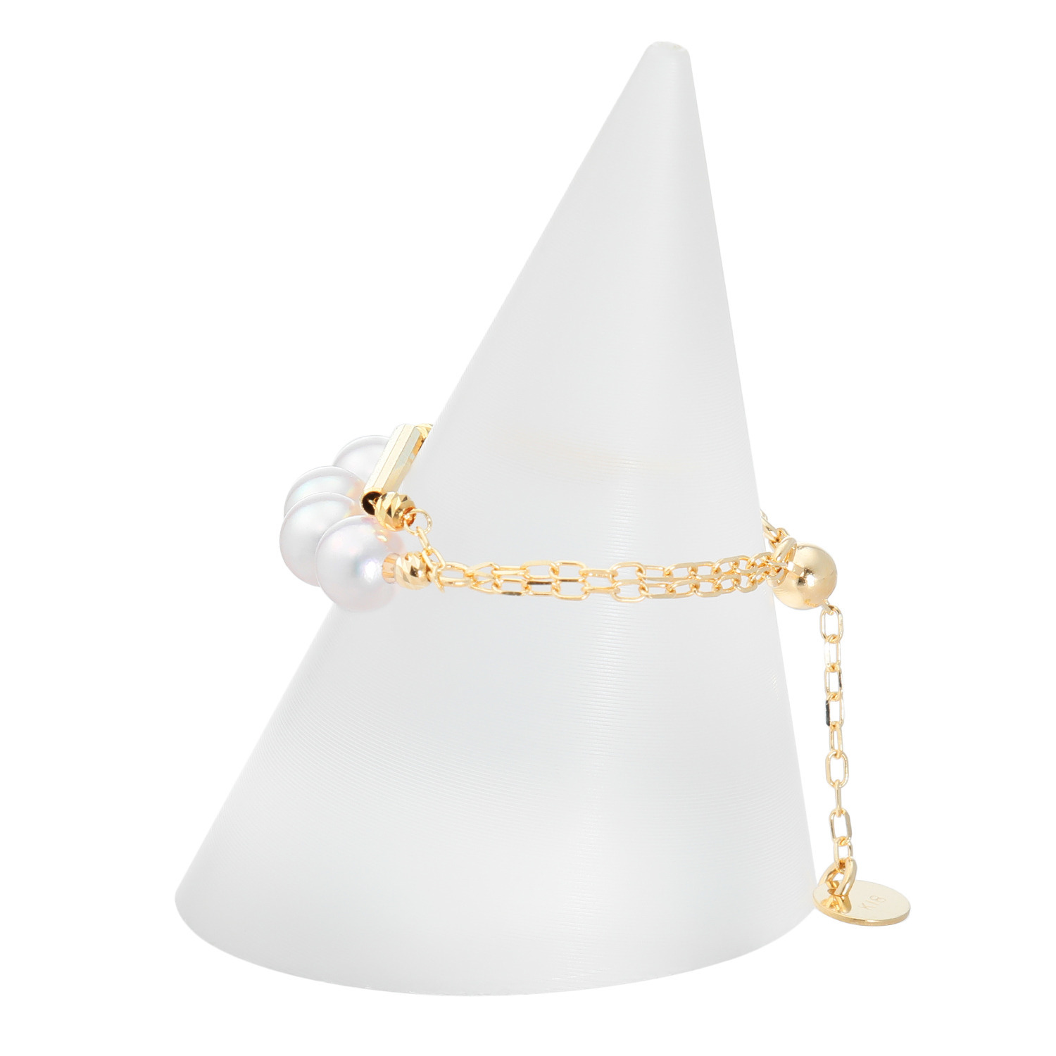 ジュペレ １８Ｋ 国産ベビーアコヤパール リュクスコレクション チェーンリング