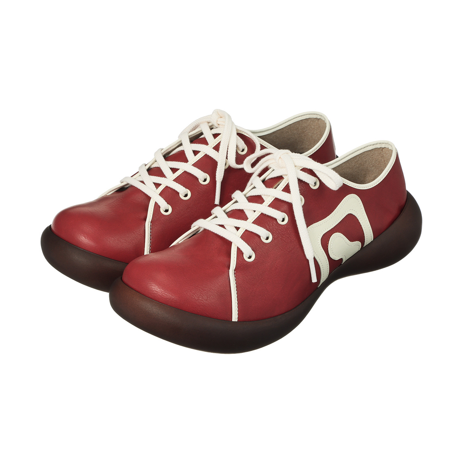 リゲッタ 日本製 アーチサポート グミインソール レースアップ ロゴスニーカー