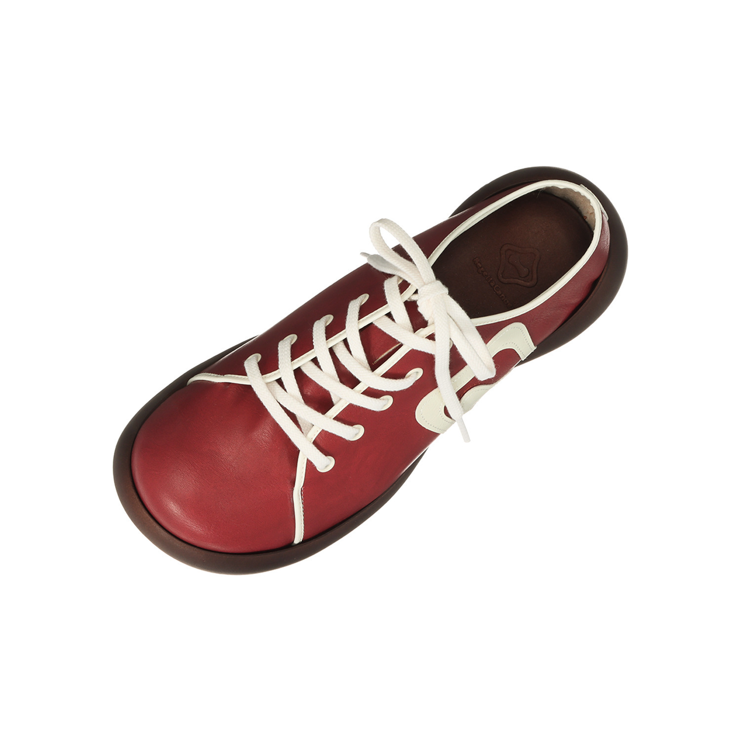 リゲッタ 日本製 アーチサポート グミインソール レースアップ ロゴスニーカー