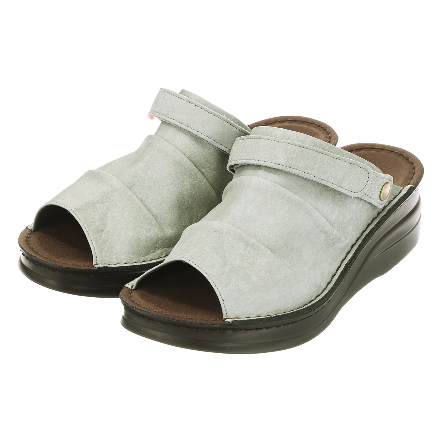 インコルジェ 神戸老舗工場発！ やさしい履き心地の ２ウェイ万能サンダル