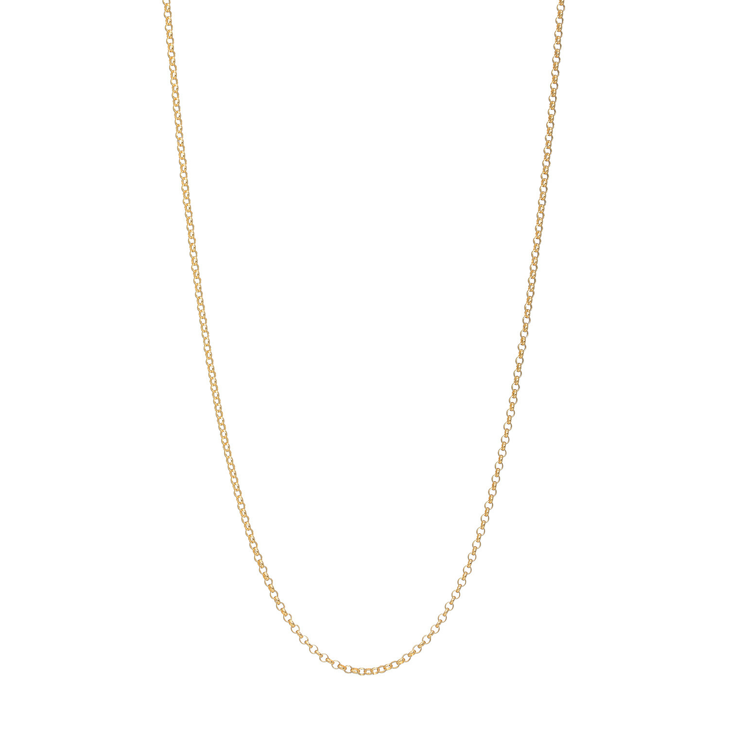 ファシーノアルジェント シルバー ハーフラウンドチェーン ネックレス