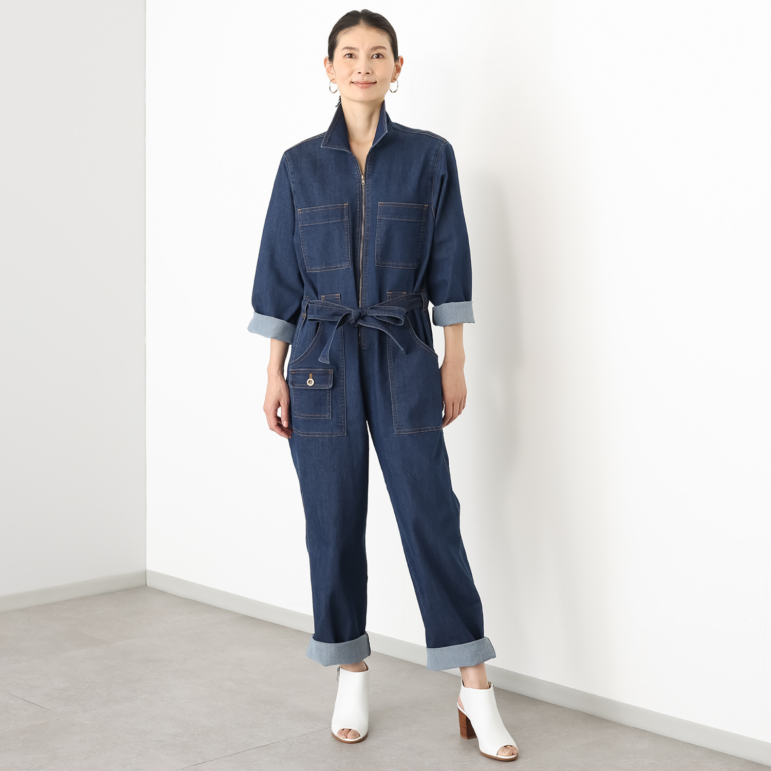 キョウコ　ヒガ ソフトデニム ジャンプスーツ