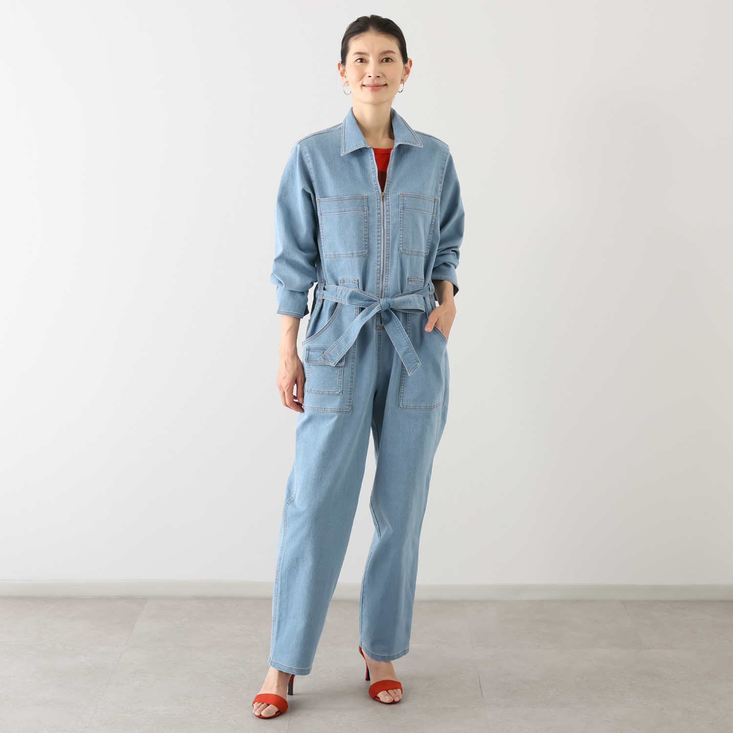 キョウコ　ヒガ ソフトデニム ジャンプスーツ