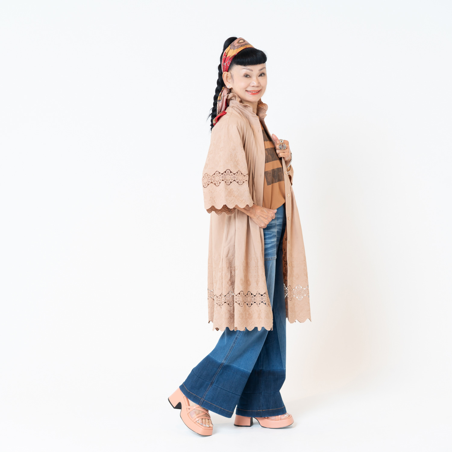 キョウコ　ヒガ レースドレスコート